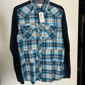 Western style button down shirt